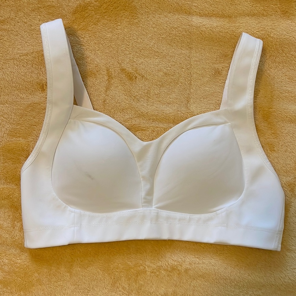 Adjustable White Lululemon Bra